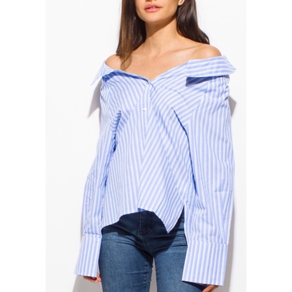 Off the Shoulder Long Sleeve - Picture 2 of 5